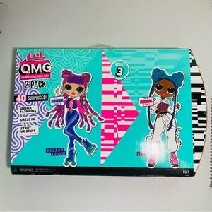 LOL Surprise OMG Series 3 Fashion Dolls 2-Pack Roller Chick and Chillax